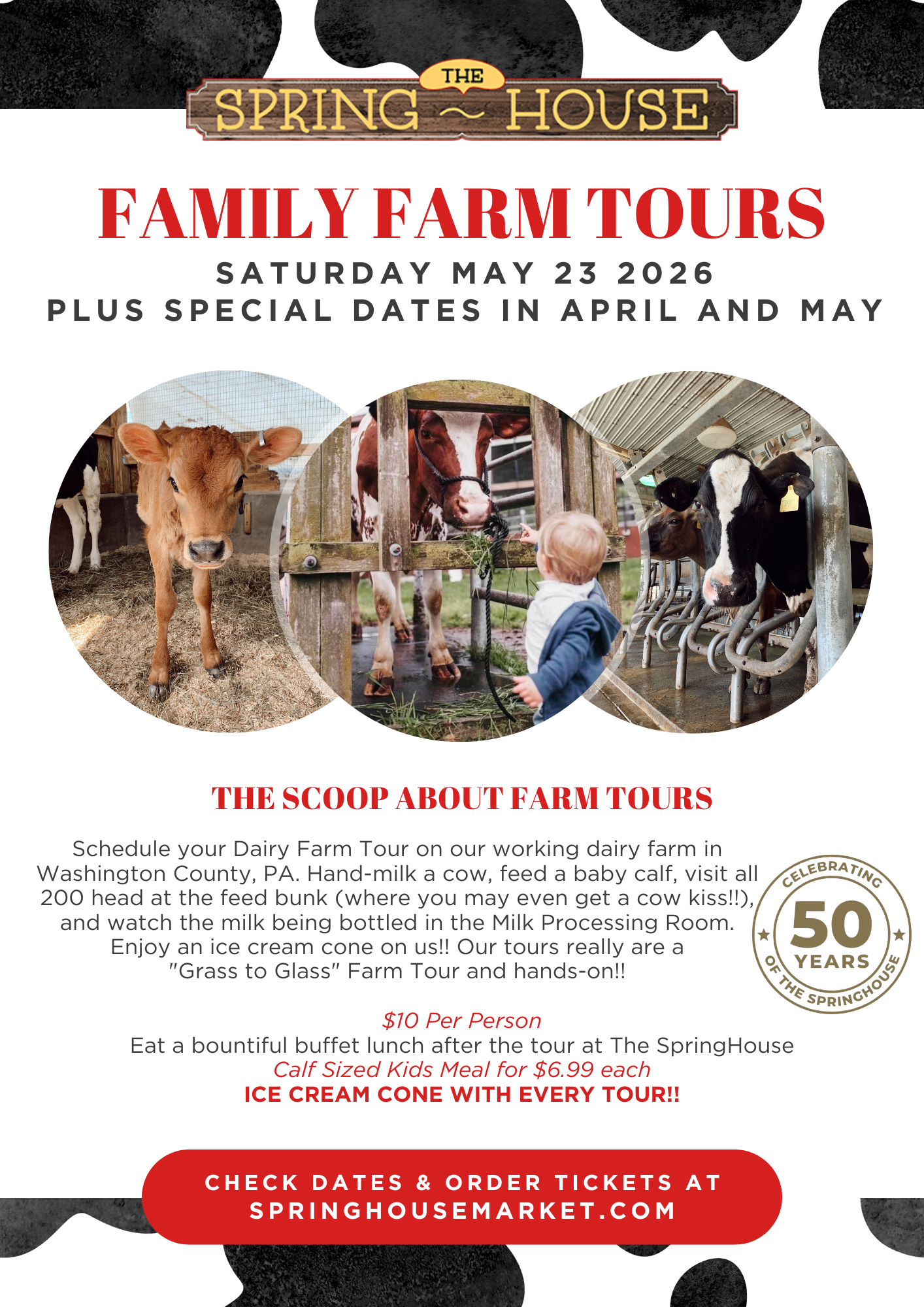 Family Farm Tours Flier